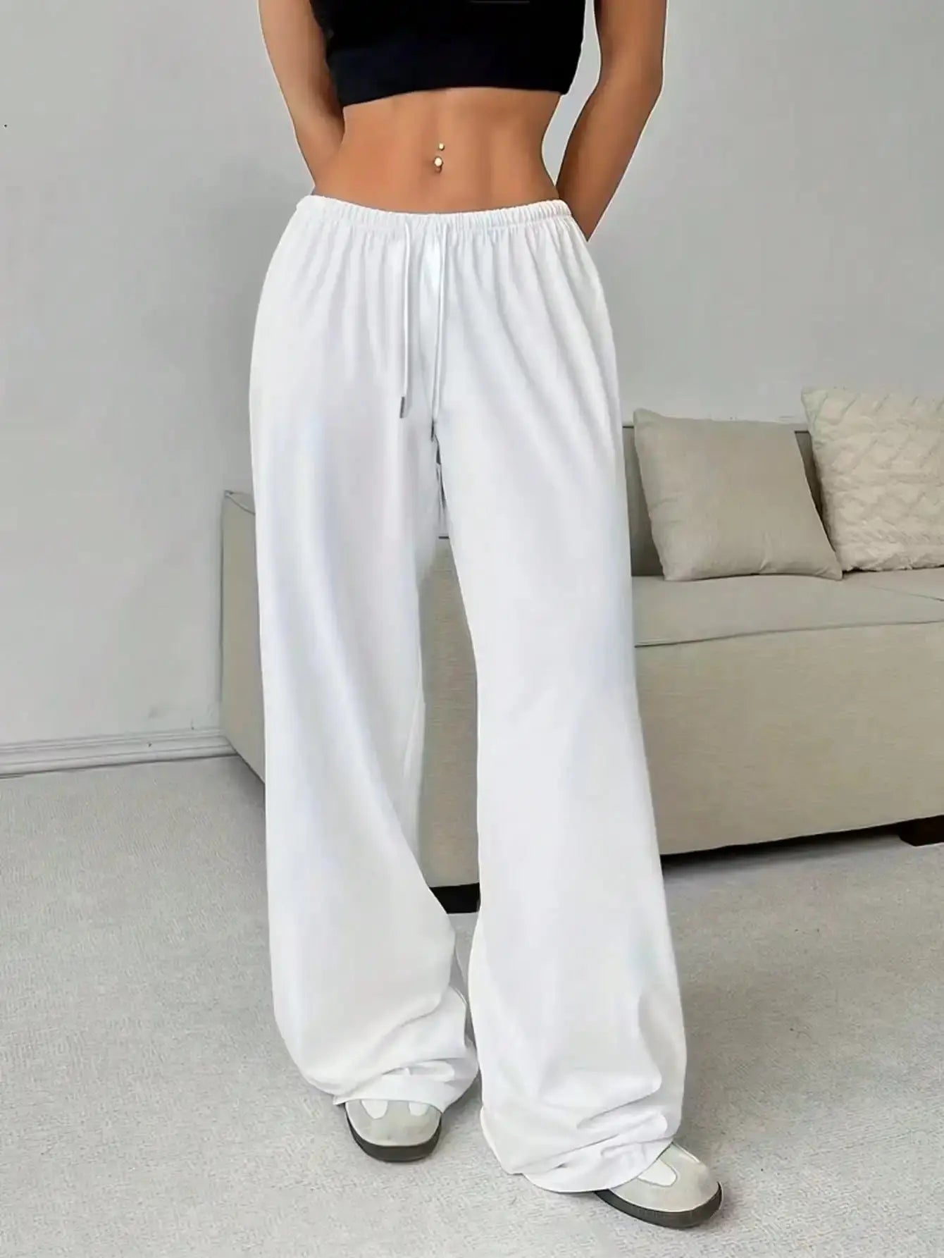 Trenluxwear Ladies' casual wide leg jogging pants TrenLux Wear