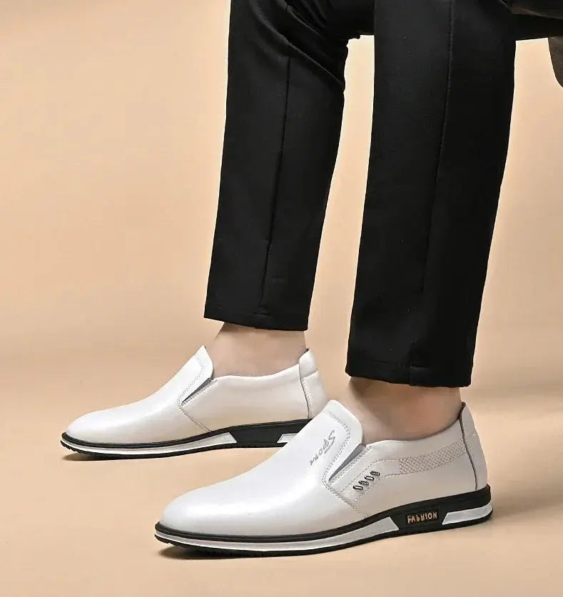 Leather Shoes for Men Designer Loafers High Quality Adult Moccasins Men Driving Shoes Male Footwear Men's Formal Shoes TrenLux Wear