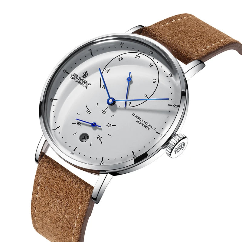 TrenLux Wear Men's Luxury Automatic Mechanical Military Style Waterproof Wristwatch