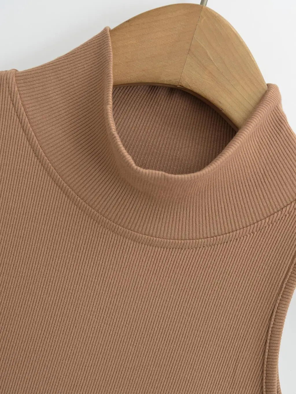 TrenLux Wear Women's Knit Turtleneck Bodycon Ankle-Length Maxi Dress