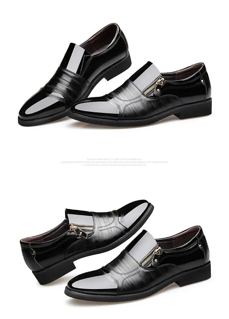 TrenLux Wear Men's Leather Business Oxford Lace-Up Formal Dress Shoes TrenLux Wear