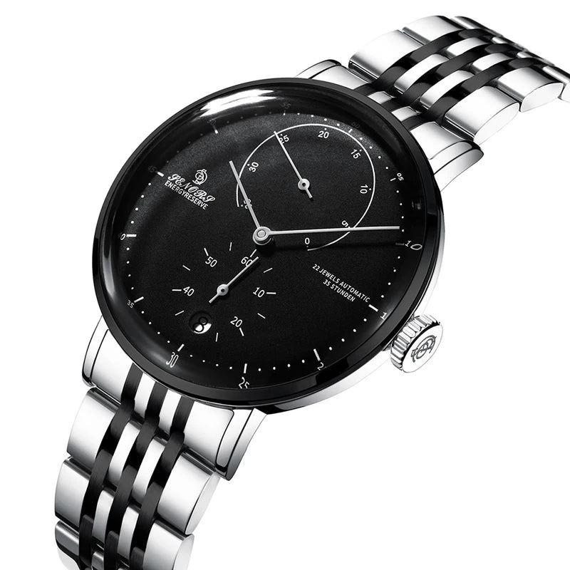 TrenLux Wear Men's Luxury Automatic Mechanical Military Style Waterproof Wristwatch