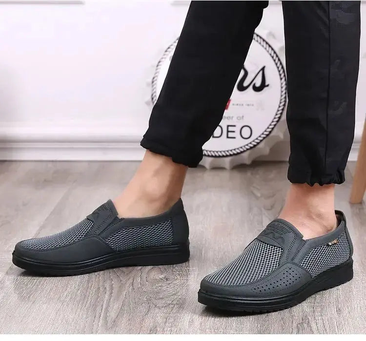 TrenLux Wear Men's Breathable Mesh Chunky Sole Lightweight Slip-On Casual Sneakers TrenLux Wear