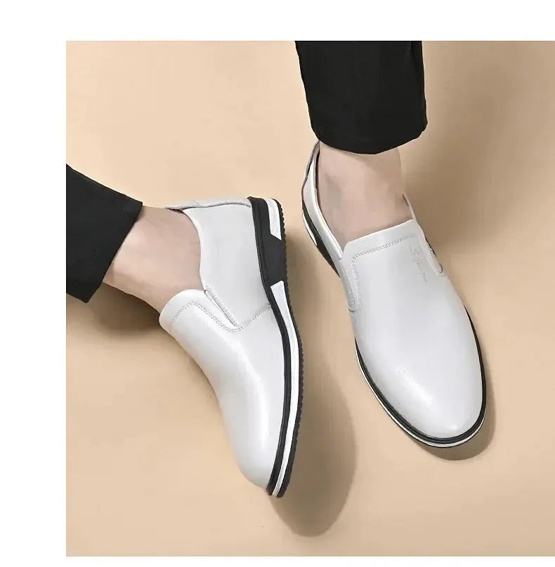 Leather Shoes for Men Designer Loafers High Quality Adult Moccasins Men Driving Shoes Male Footwear Men's Formal Shoes TrenLux Wear