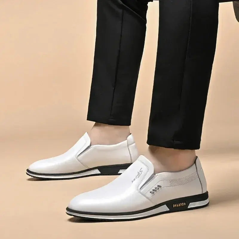 Leather Shoes for Men Designer Loafers High Quality Adult Moccasins Men Driving Shoes Male Footwear Men's Formal Shoes TrenLux Wear
