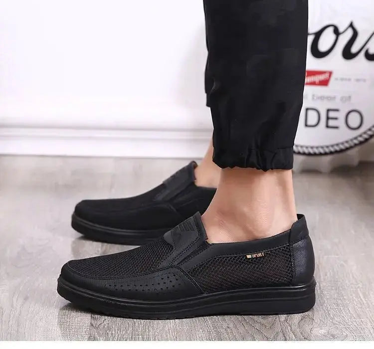 TrenLux Wear Men's Breathable Mesh Chunky Sole Lightweight Slip-On Casual Sneakers TrenLux Wear