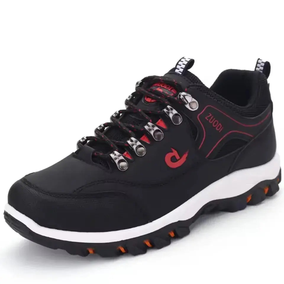 Men's Leather Casual Sport Sneakers — Lightweight Walking Shoes The Glow Collective