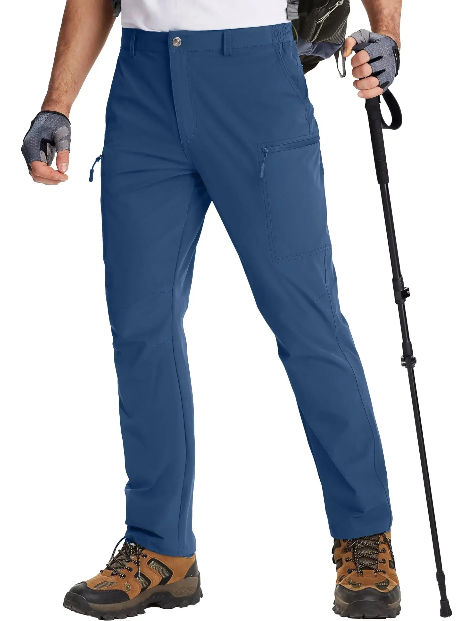 TACVASEN Lightweight Hiking Pants Mens Quick Dry Cargo Work Pants Nylon Waterproof Outdoor Trekking Fishing Pants Male Trousers TACVASEN Official Store