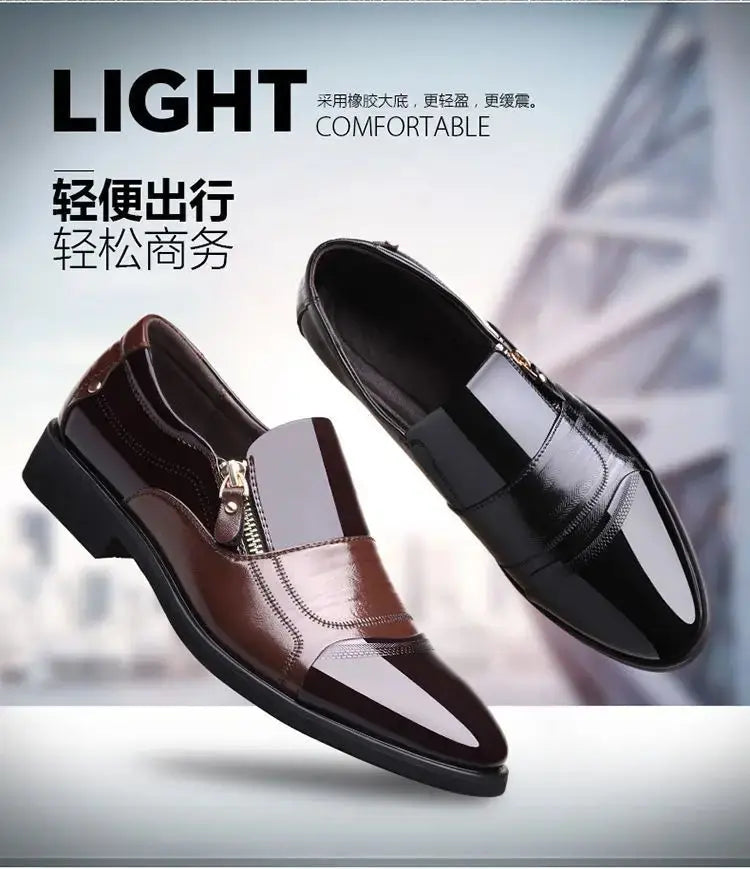 TrenLux Wear Men's Leather Business Oxford Lace-Up Formal Dress Shoes TrenLux Wear