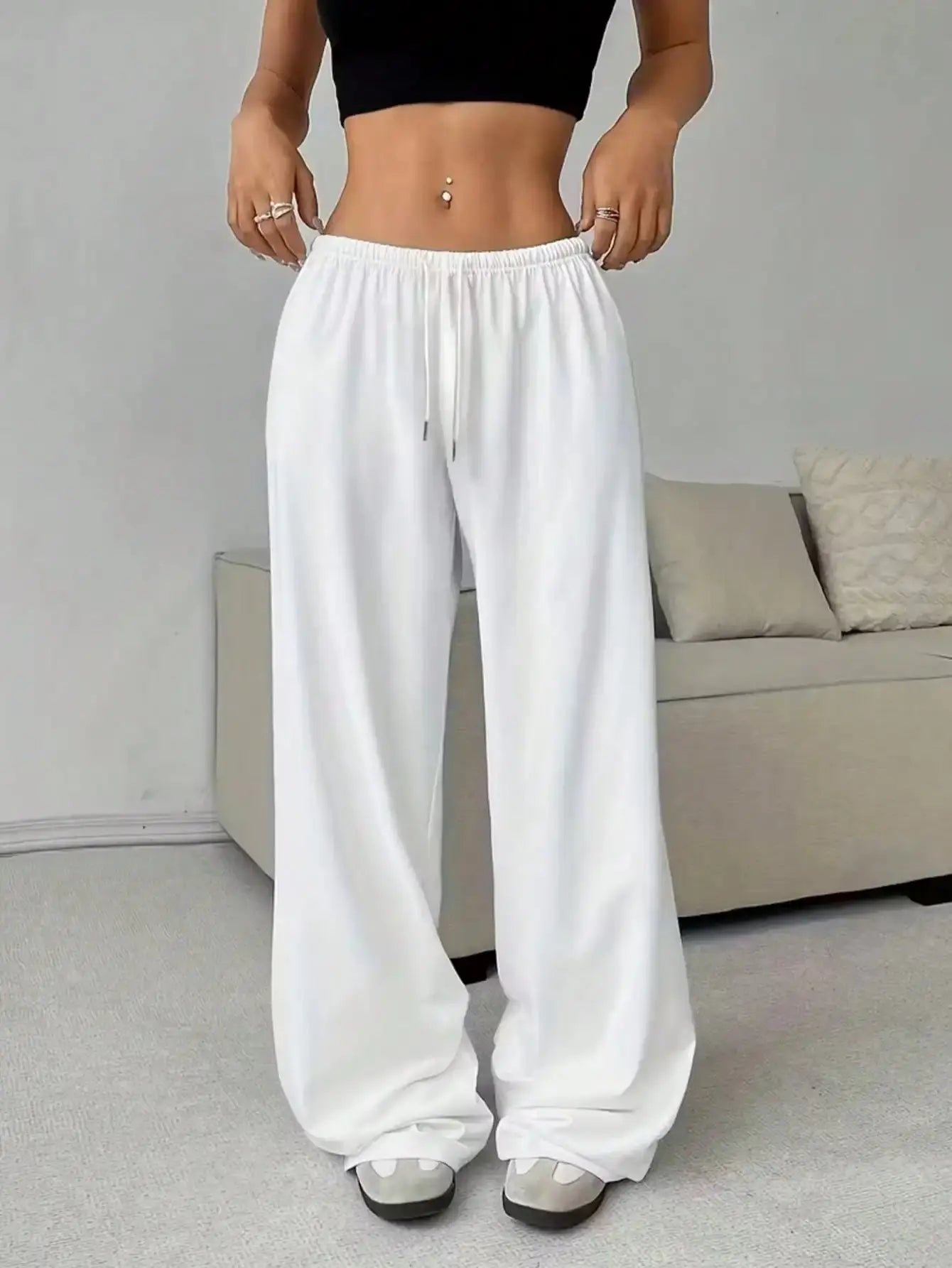 Trenluxwear Ladies' casual wide leg jogging pants TrenLux Wear