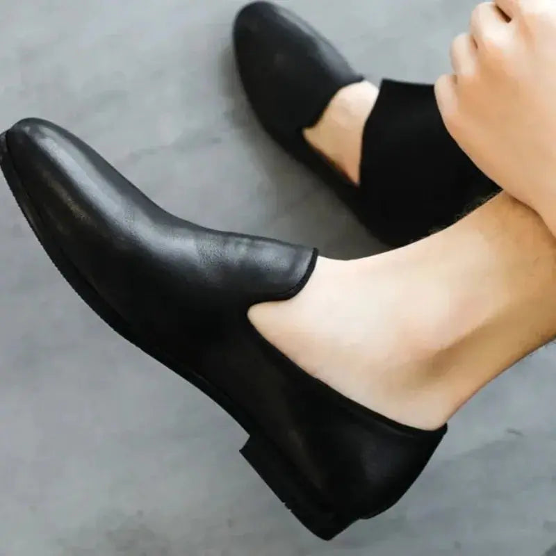 Men's Leather Casual Shoes New Exquisite Business Dress Shoe Fashion Loafers for Man Comfortable Platform Shoe Zapatos De Hombre TrenLux Wear