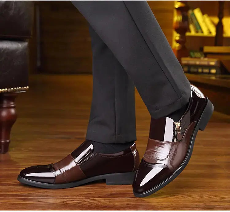 TrenLux Wear Men's Leather Business Oxford Lace-Up Formal Dress Shoes TrenLux Wear