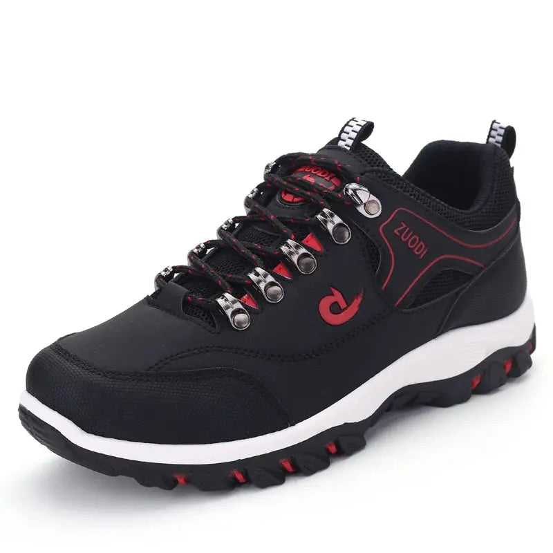 Men's Leather Casual Sport Sneakers — Lightweight Walking Shoes The Glow Collective
