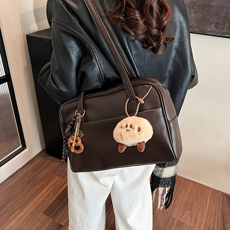 TrenLux Wear Women's Vintage Large Capacity Versatile Underarm Shoulder Tote Bag 2025
