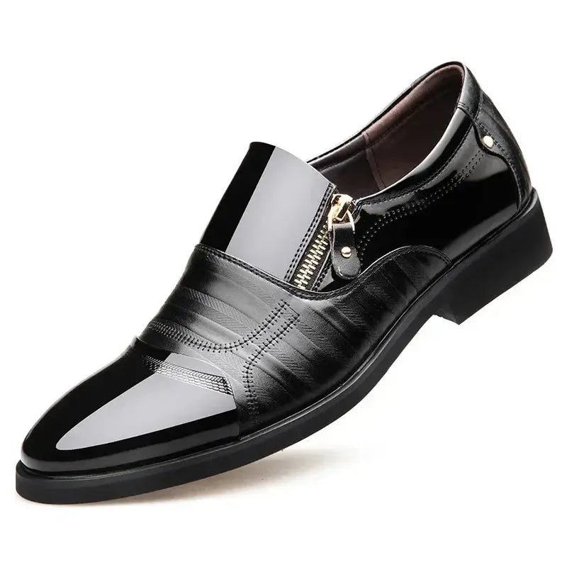 TrenLux Wear Men's Leather Business Oxford Lace-Up Formal Dress Shoes TrenLux Wear
