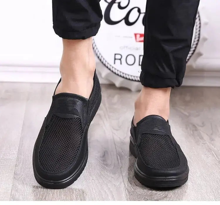 TrenLux Wear Men's Breathable Mesh Chunky Sole Lightweight Slip-On Casual Sneakers TrenLux Wear
